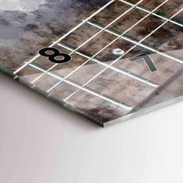 Horloge murale horizontale Guitare