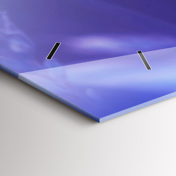 Horloge murale horizontale 'Papillon sur l''herbe'