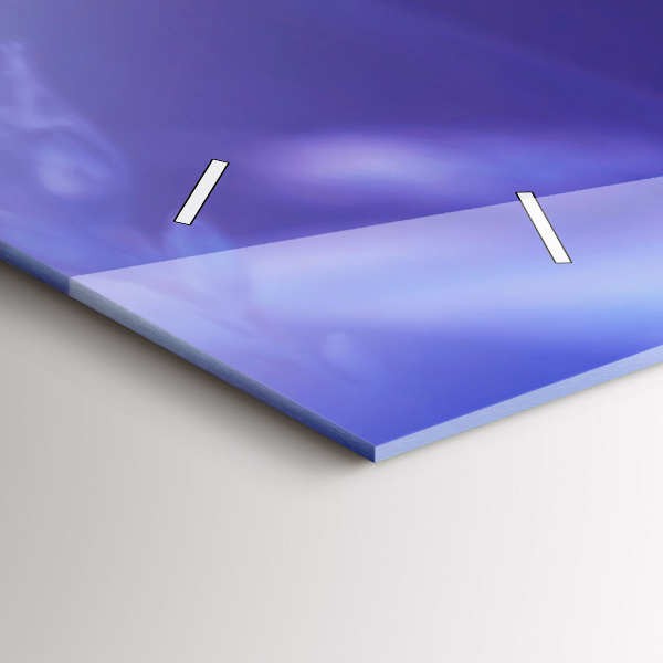 Horloge murale horizontale 'Papillon sur l''herbe'