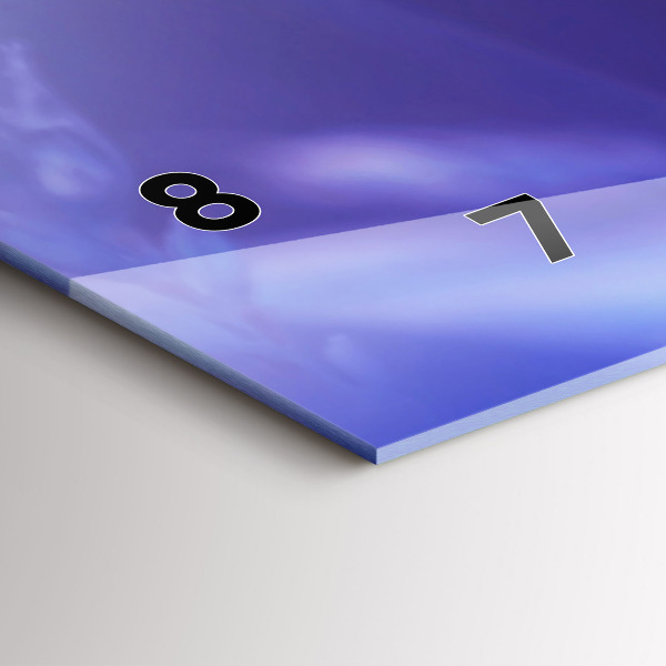 Horloge murale horizontale 'Papillon sur l''herbe'