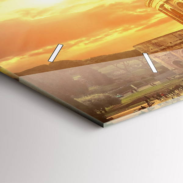 Horloge murale horizontale Colisée romain