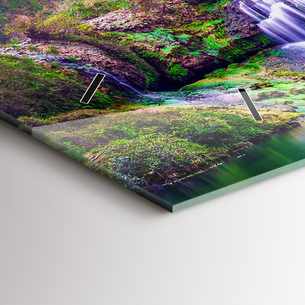 Horloge murale horizontale Cascade de Jiulong, Chine