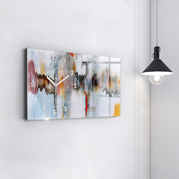 Horloge rectangulaire horizontale Abstraction