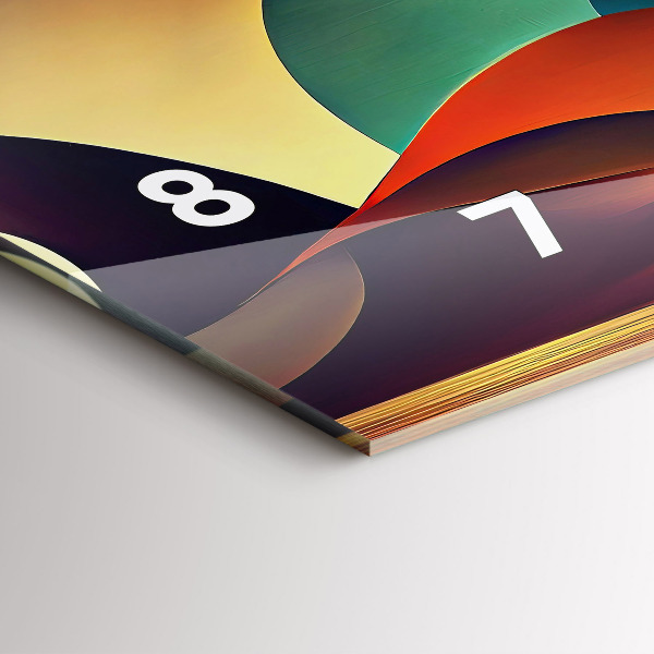 Horloge murale horizontale Arrière-plan de lignes abstraites