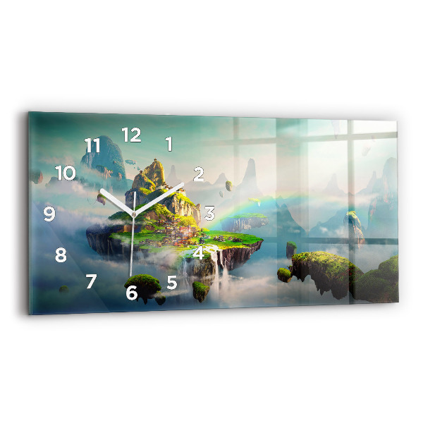 Horloge rectangulaire horizontale Scènes fantastiques de style chinois