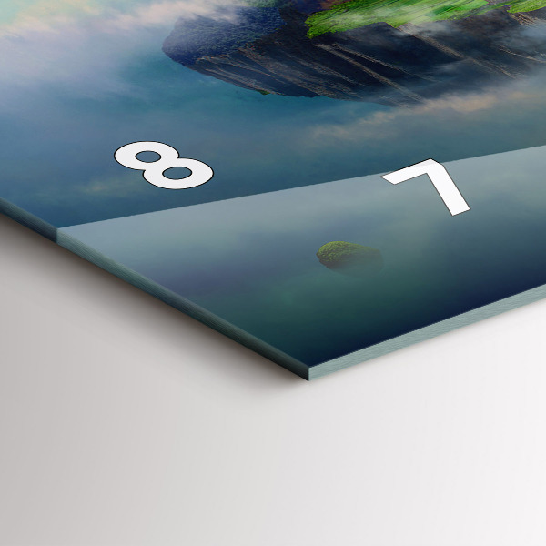 Horloge rectangulaire horizontale Scènes fantastiques de style chinois