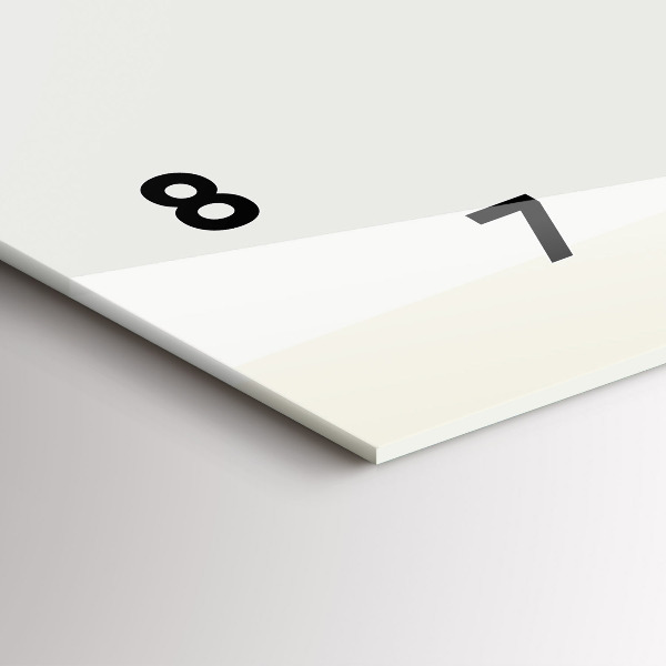 Horloge murale horizontale Danseuse abstraite