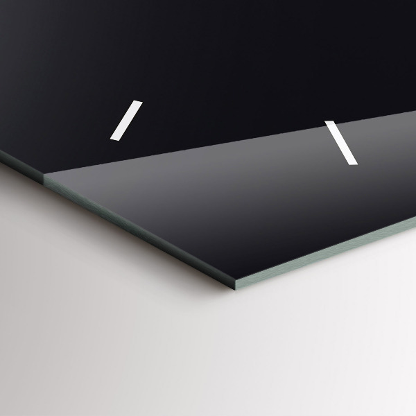 Horloge murale horizontale Vague futuriste