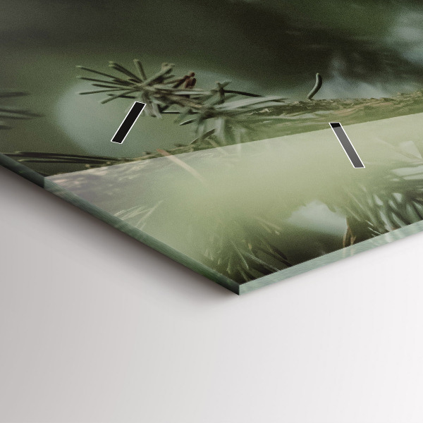 Horloge murale horizontale 'L''écureuil et la nature sauvage'