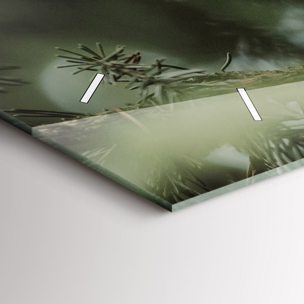 Horloge murale horizontale 'L''écureuil et la nature sauvage'