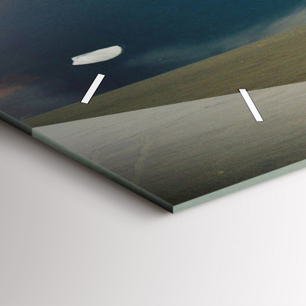 Horloge murale horizontale Véhicule dans le désert du Kamtchatka