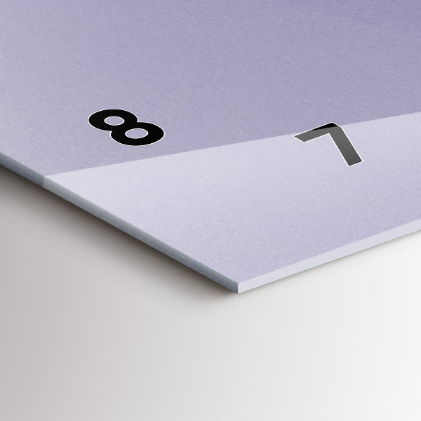 Horloge rectangulaire horizontale Soleil abstrait