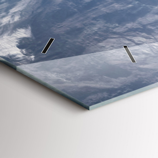 Horloge murale horizontale 'Chèvre dans la Vallée d''Aoste'