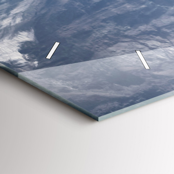 Horloge murale horizontale 'Chèvre dans la Vallée d''Aoste'