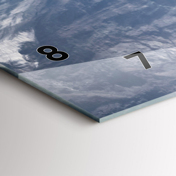 Horloge murale horizontale 'Chèvre dans la Vallée d''Aoste'