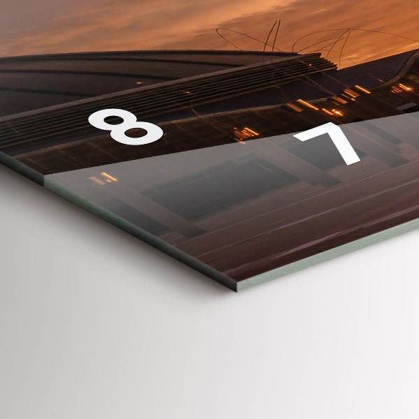 Horloge murale horizontale Parc olympique de Barcelone