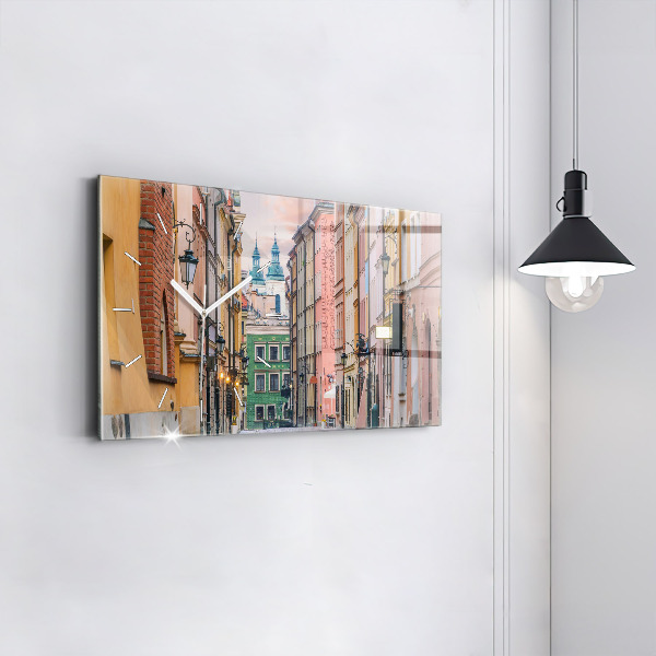 Horloge rectangulaire horizontale Vieille ville de Varsovie