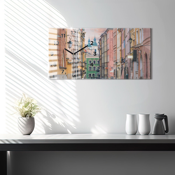Horloge rectangulaire horizontale Vieille ville de Varsovie