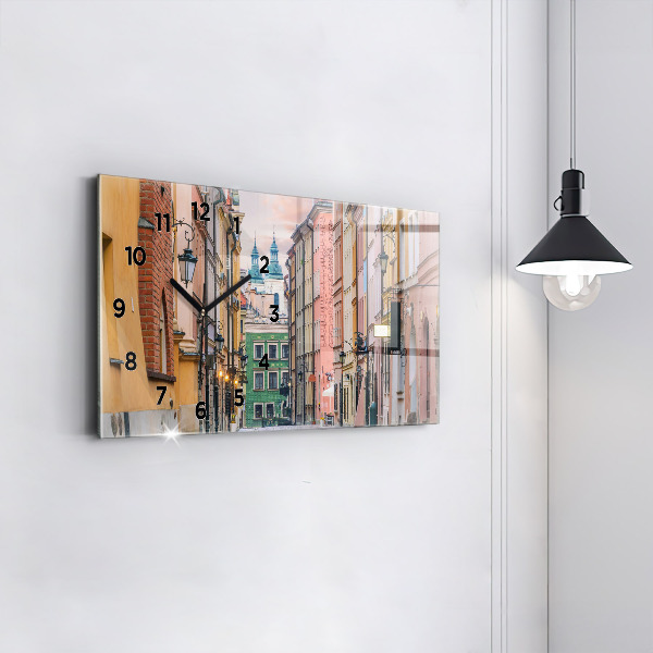 Horloge rectangulaire horizontale Vieille ville de Varsovie