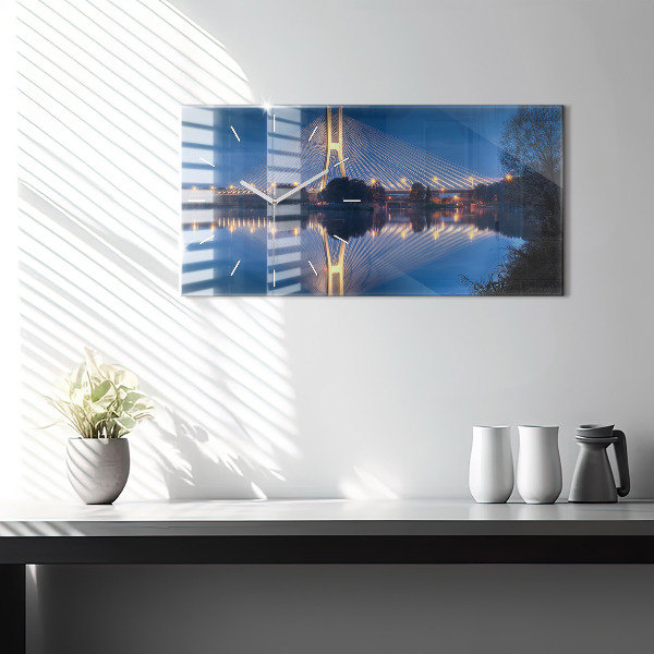 Horloge rectangulaire horizontale Pont Rędziński à Wrocław