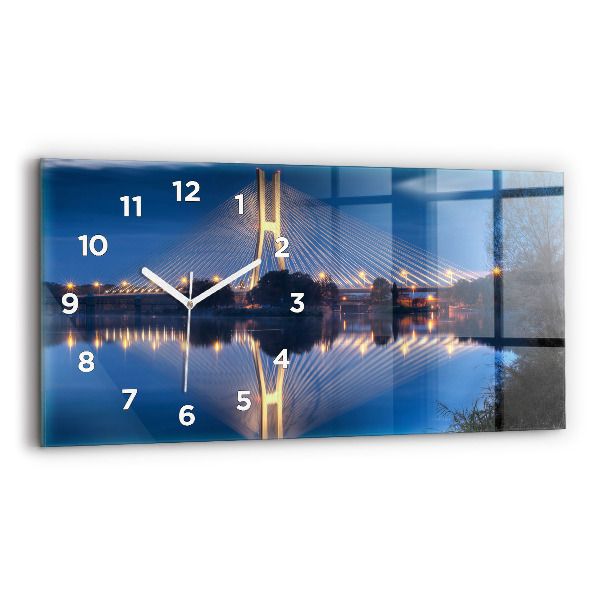 Horloge rectangulaire horizontale Pont Rędziński à Wrocław