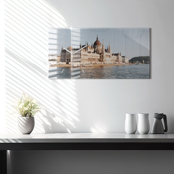 Horloge murale horizontale Parlement à Budapest