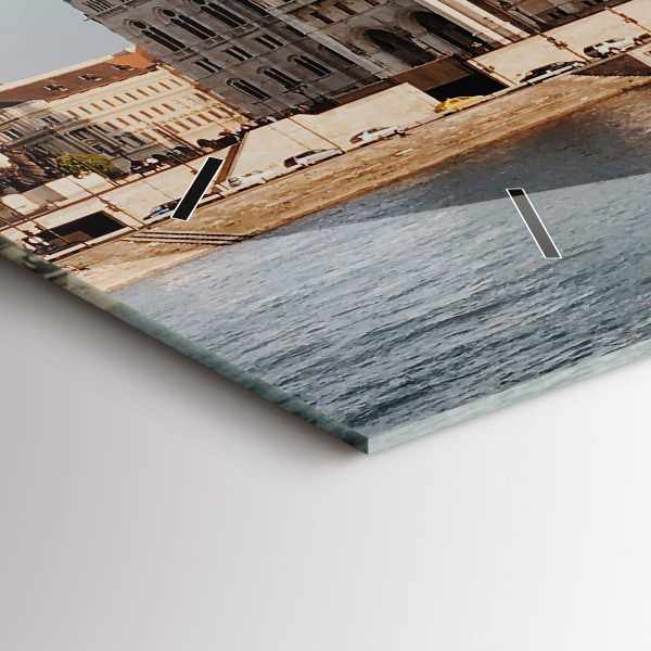 Horloge murale horizontale Parlement à Budapest