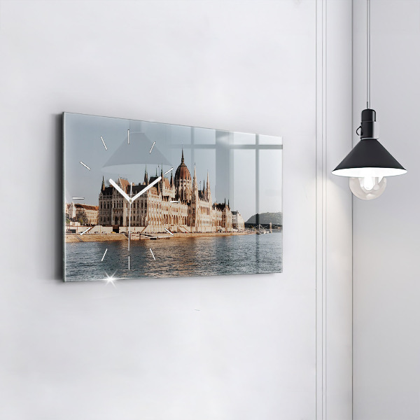 Horloge murale horizontale Parlement à Budapest