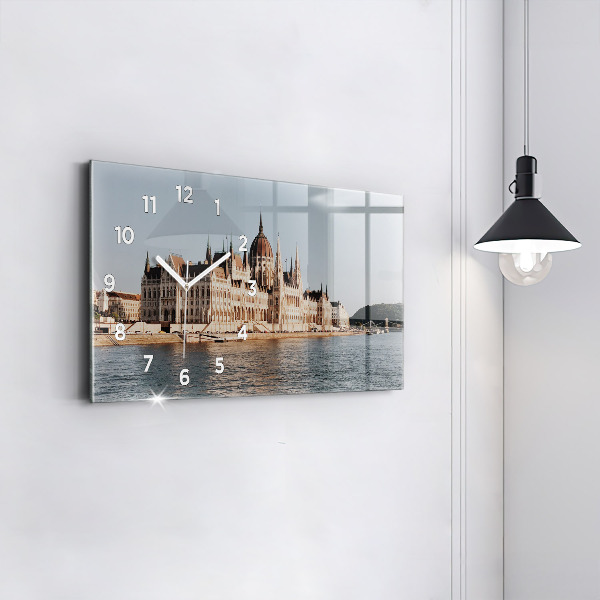 Horloge murale horizontale Parlement à Budapest