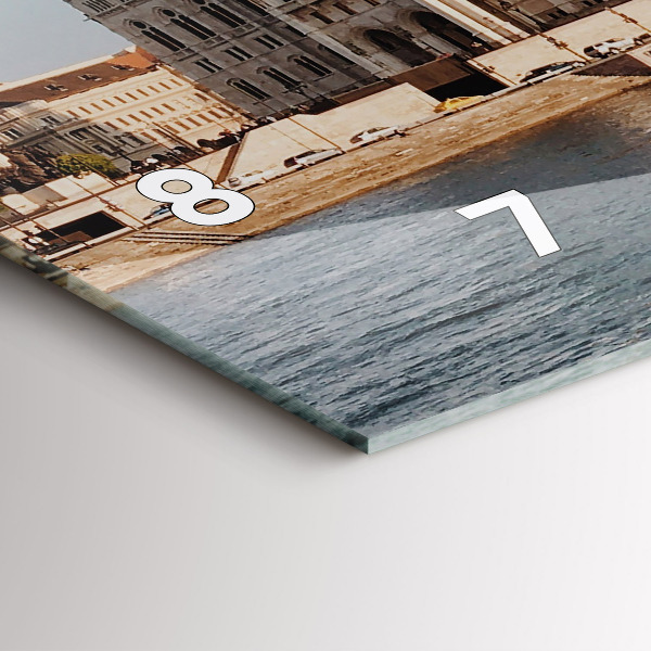 Horloge murale horizontale Parlement à Budapest