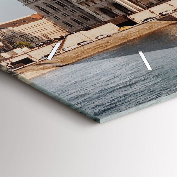 Horloge murale horizontale Parlement à Budapest