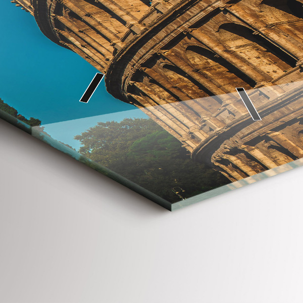 Horloge murale horizontale Le Colisée en Italie