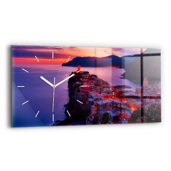 Horloge murale horizontale 'L''inscription Souvenirs'