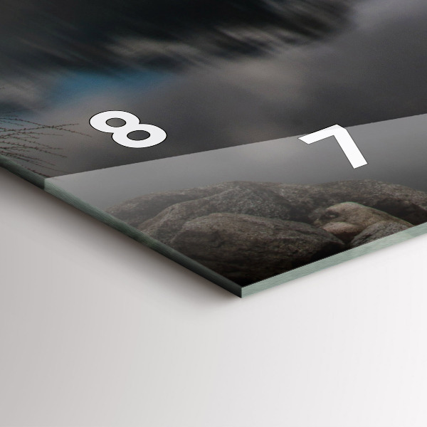 Horloge murale horizontale Hautes Tatras en Slovaquie