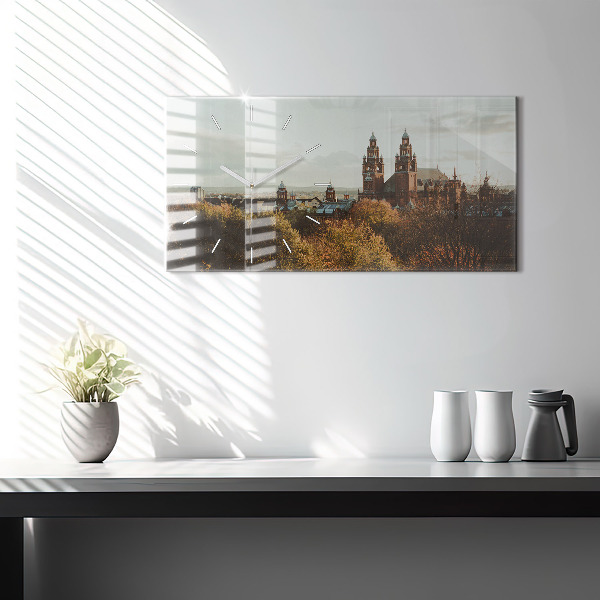 Horloge murale horizontale 'Galerie d''art de Glasgow'