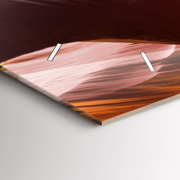 Horloge murale horizontale Antelope Canyon