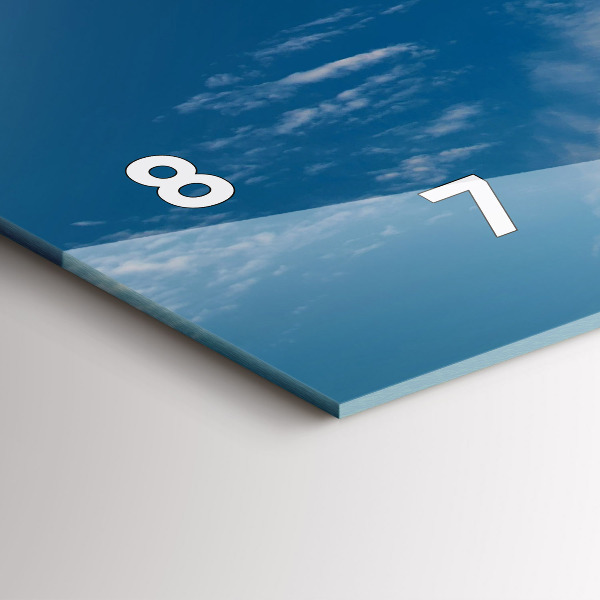 Horloge murale horizontale Statue de la Liberté à New York