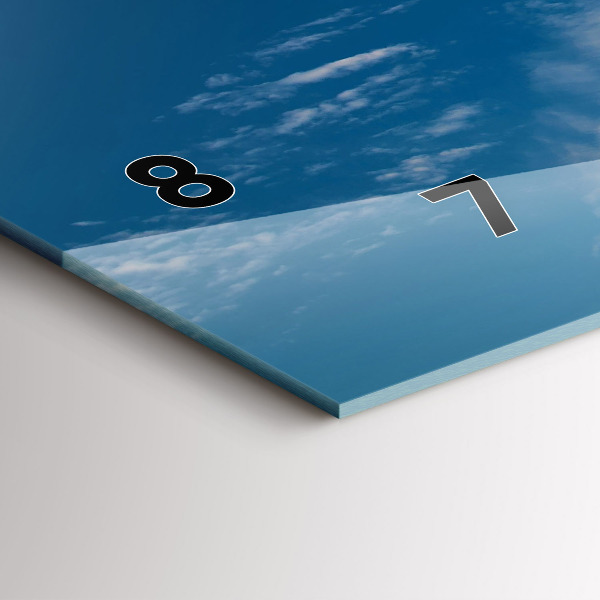 Horloge murale horizontale Statue de la Liberté à New York