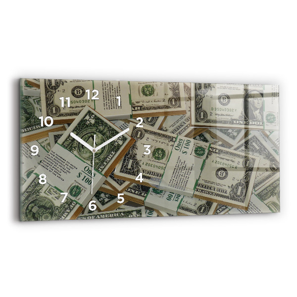 Horloge murale horizontale 1 dollar américain