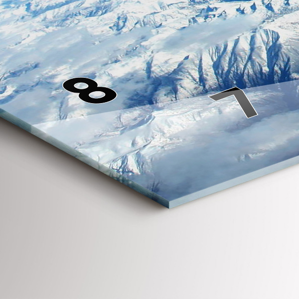 Horloge murale horizontale Bateau de pêche au port