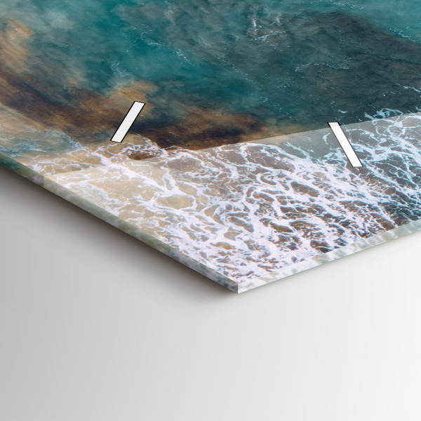 Horloge murale horizontale Fjords de la Costa Blanca