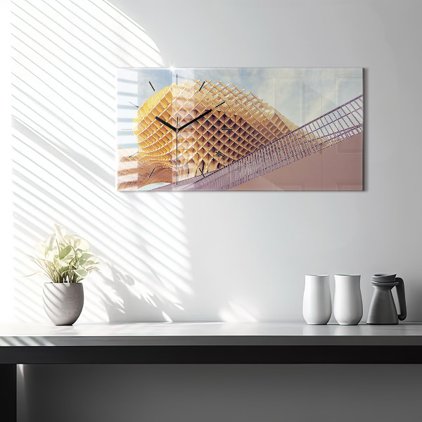 Horloge murale horizontale Point de vue à Séville