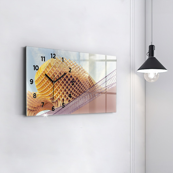 Horloge murale horizontale Point de vue à Séville