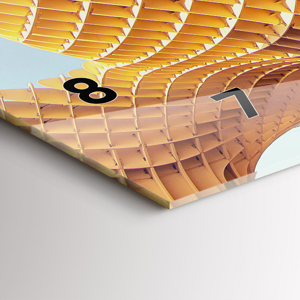 Horloge murale horizontale Point de vue à Séville