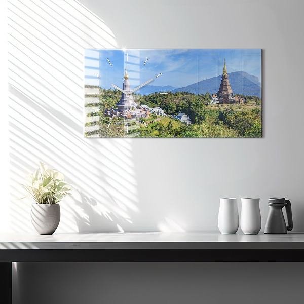 Horloge rectangulaire horizontale Parc national de Chiang Mai