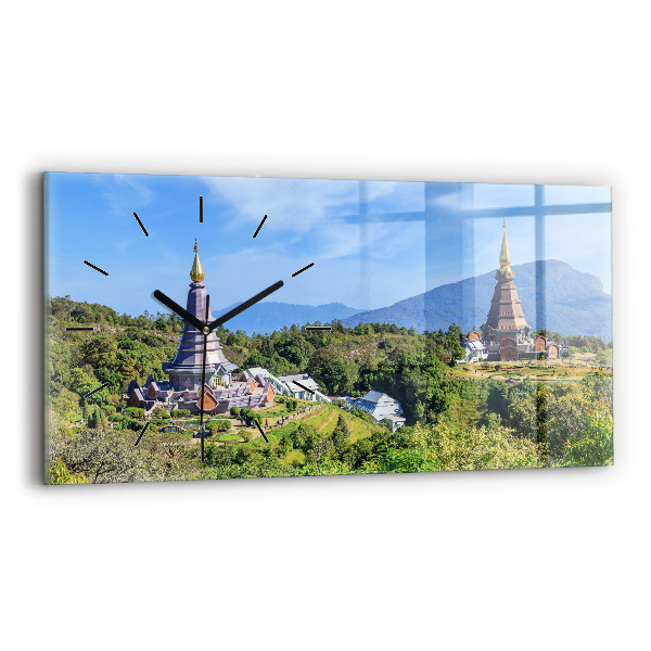 Horloge rectangulaire horizontale Parc national de Chiang Mai
