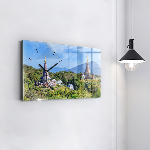 Horloge rectangulaire horizontale Parc national de Chiang Mai