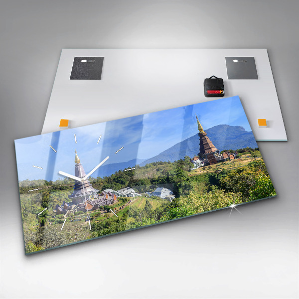 Horloge rectangulaire horizontale Parc national de Chiang Mai