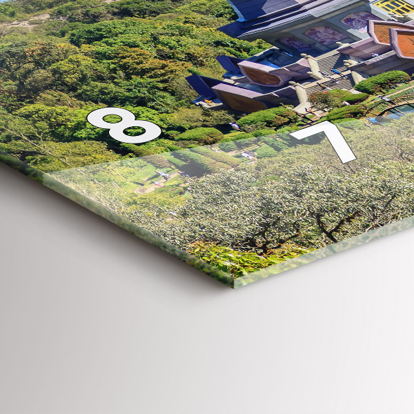 Horloge rectangulaire horizontale Parc national de Chiang Mai