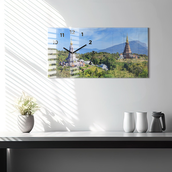 Horloge rectangulaire horizontale Parc national de Chiang Mai